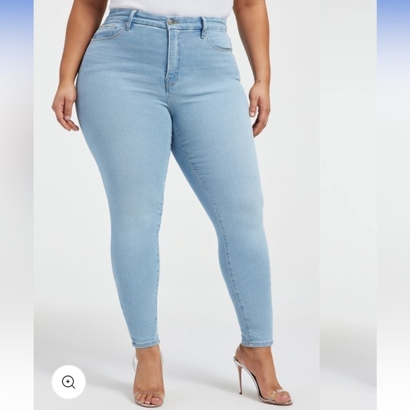 NWT Good American Good Legs Skinny Jeans Light Blue Wash - Picture 1 of 10